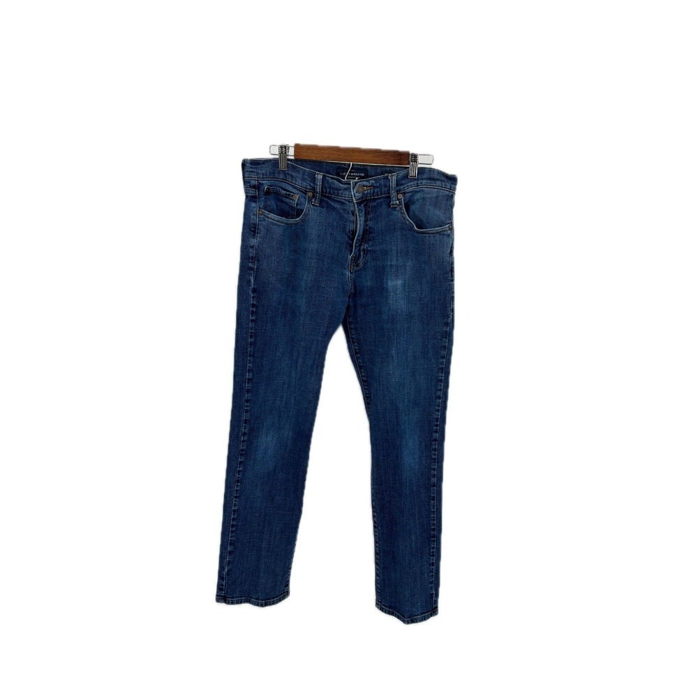Lucky Brand 221 Straight Jeans Mens 34x32 Blue Denim Excellent Condition